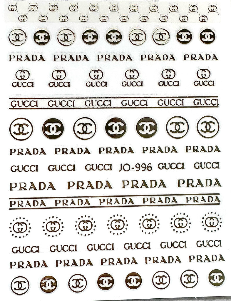 Gucci Nail Stickers 