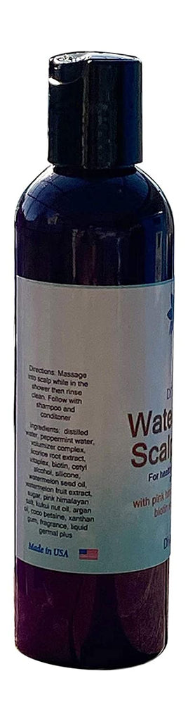 Watermelon Scalp Scrub For Healthy New Hair Growth and Scalp, With Biotin, Licorice Root, Watermelon Seed Extract and Pink Himalayan Salt, By Diva Stuff, 4oz