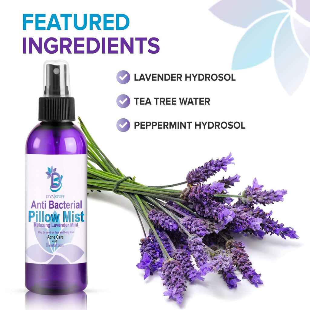 healing garden pillow spray Anti-Bacterial Pillow Mist - Lavender 4 oz