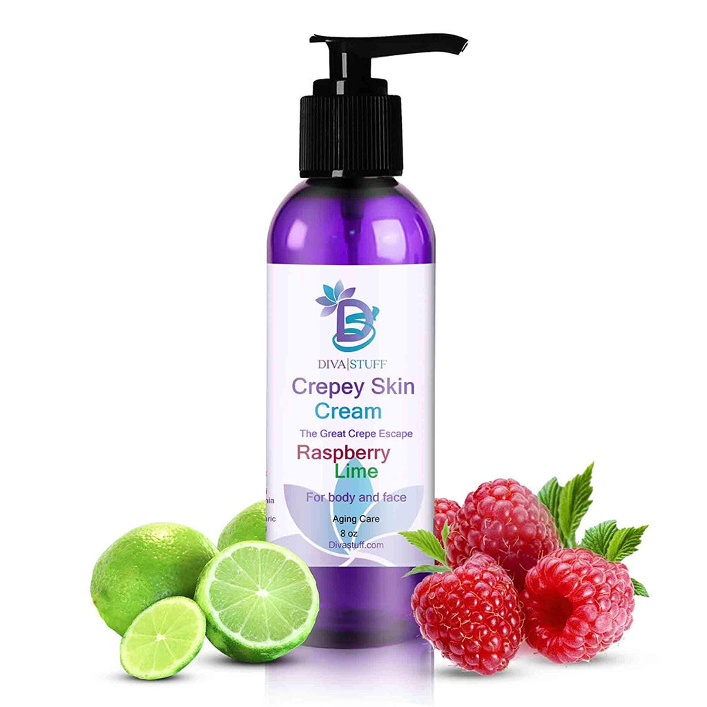Crepey Skin Body & Face Cream - Raspberry Lime