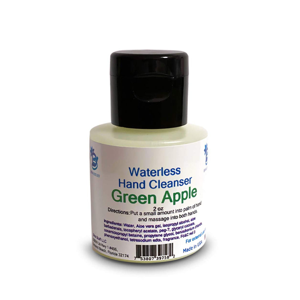 Waterless (No Water Needed for Rinsing) Hand Cleanser (Green Apple)