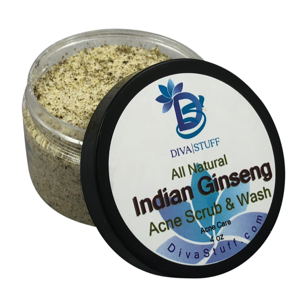 Acne & Oily Skin Face Scrub and Wash with Indian Ginseng(ashwagandha)