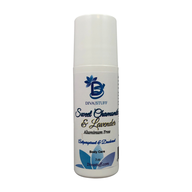 Sweet Chamomile & Lavender Aluminum Free Deodorant, All Natural, Safe, Made in The USA, Diva Stuff