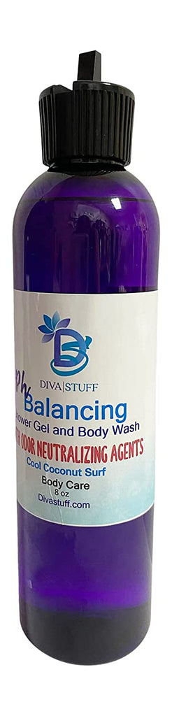 Ph Balancing Body Wash/Gel With Odor Neutralizing Agents, Cool Coconut Surf Scent, 8oz