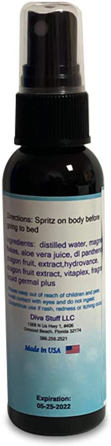 Magnesium Sleep Spray for Hair, Joint Pain, Leg Spasms, and Body Aches (2 Ounce, Sleepy Lavender)