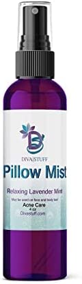 Diva Stuff Pillow Mist - Promotes Clear Skin & Protects from Acne-Causing Funk, Cleans Pillows, Pillowcases, Beddings, and Sheets, 4 fl oz Visit the Diva Stuff Store