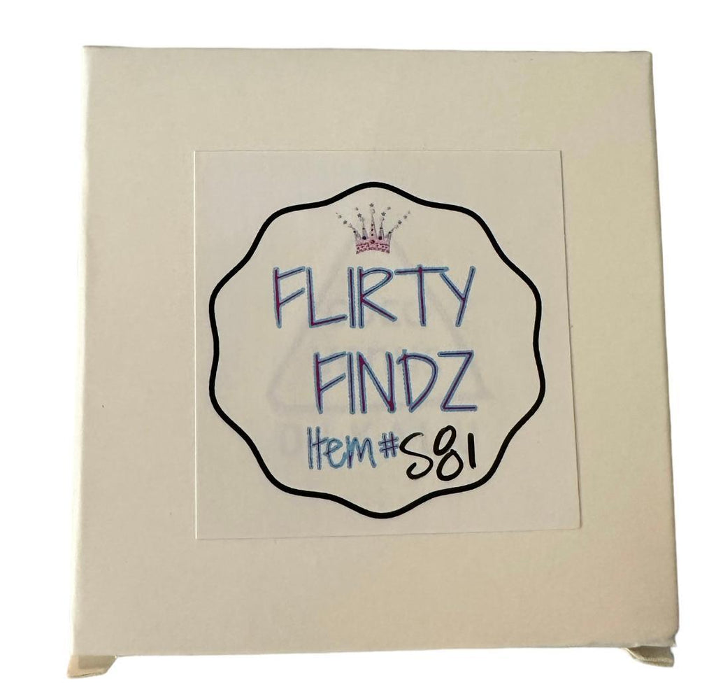 Flirty Findz Eye Shadow Palette, warm colors, Metallic, Cream, Item S81