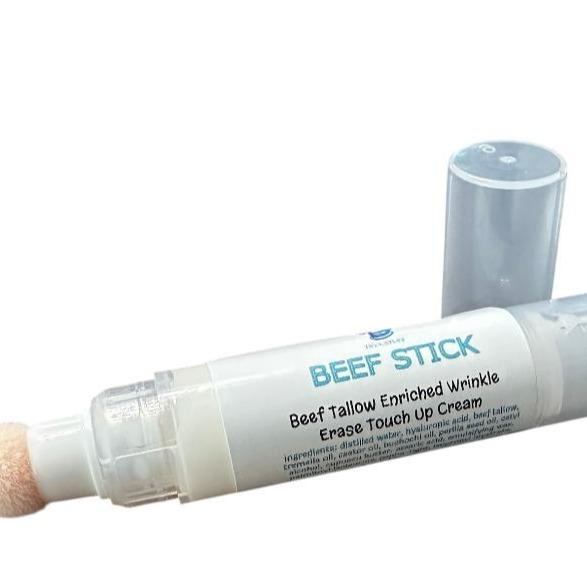 Diva Stuff Beef Slick, For Crows Feet and Lines Around The Eyes, With Beef Tallow, Hyaluronic Acid and More