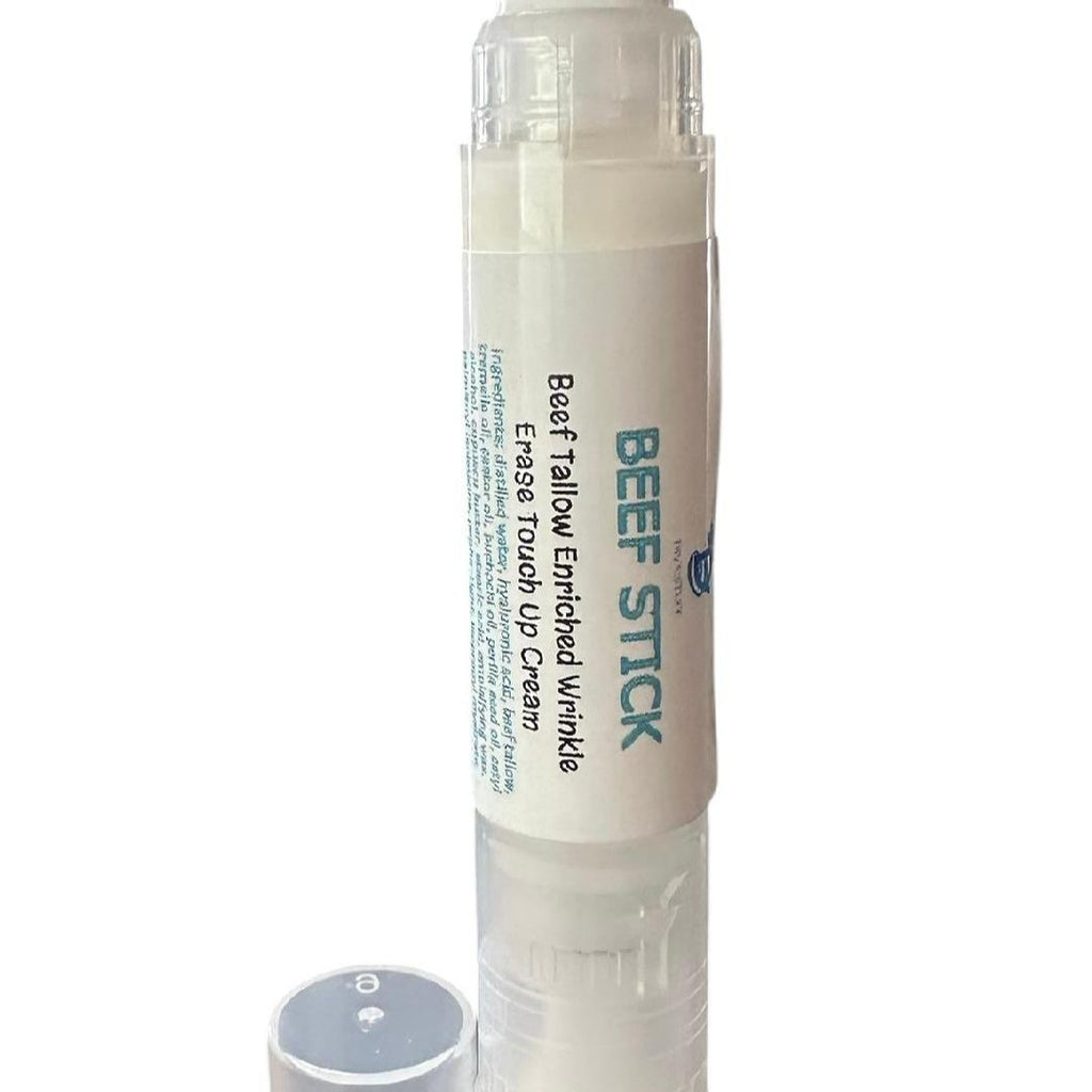 Diva Stuff Beef Slick, For Crows Feet and Lines Around The Eyes, With Beef Tallow, Hyaluronic Acid and More
