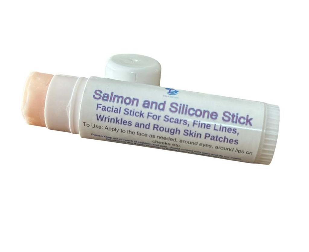 Diva Stuff Salmon and Silicone Facial Stick For Scars, Fine Lines, Wrinkles and Rough Skin Patches