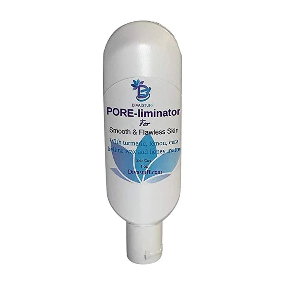 Pore-liminator For Smooth & Flawless Skin, Diva Stuff Pore Minimizing Primer Promotes a Shine Free Face, Wear Alone or Under Make Up, 1oz