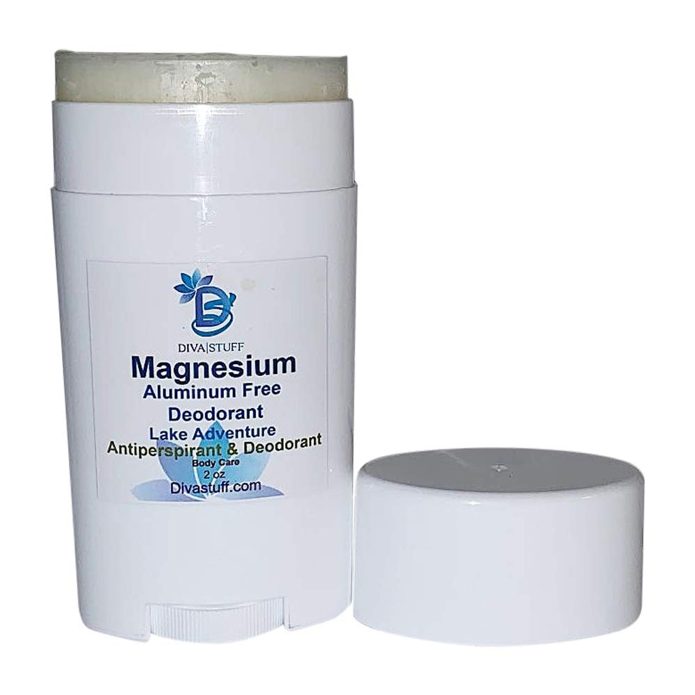 Lake Adventure Magnesium Deodorant, Aluminum Free, Cruelty Free, Baking Soda Free, With Mango Butter and Coconut Oil