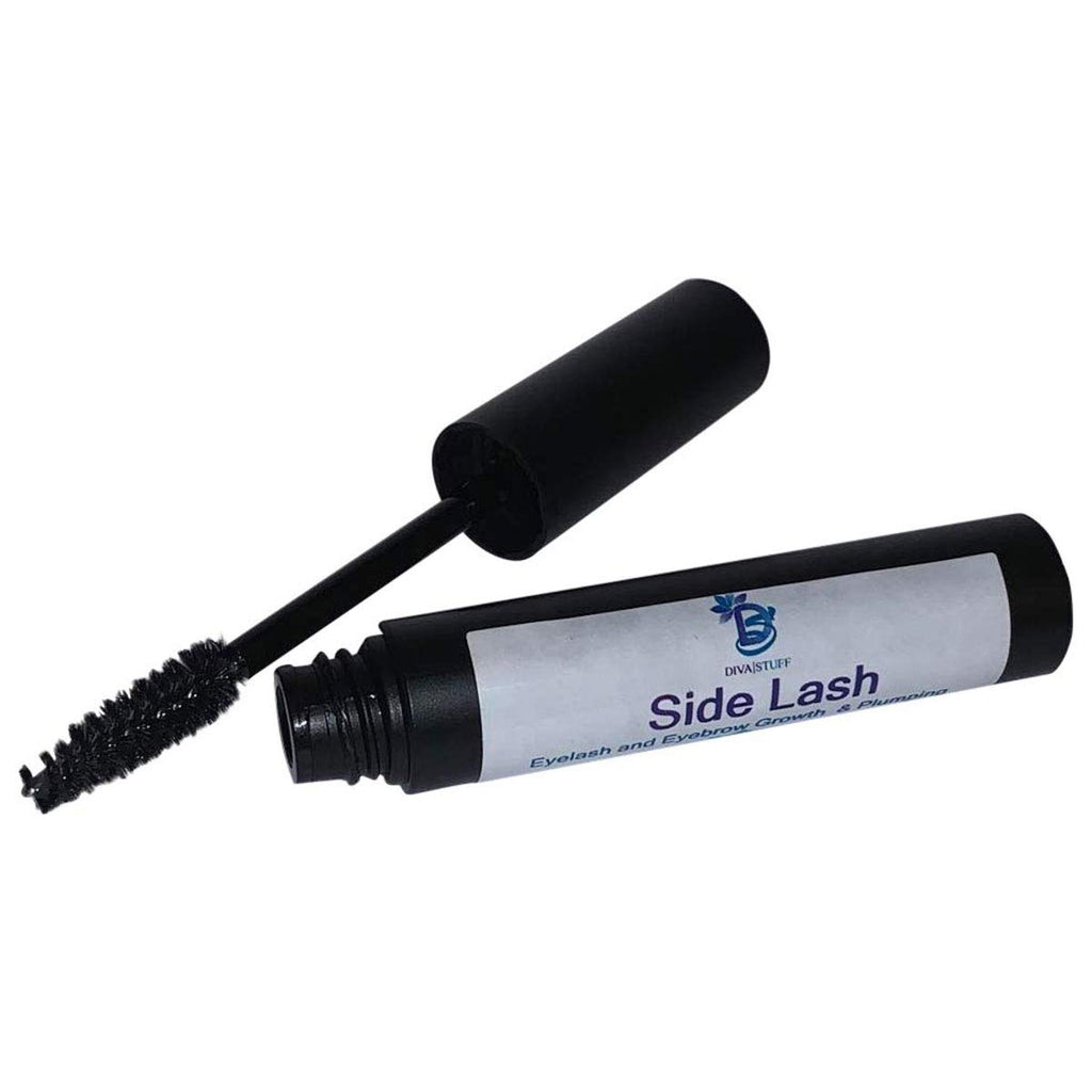 Side Lash By Diva Stuff,For Longer, Thicker, Fuller & Healthier Lashes,New Eyelash & Eyebrow Growth Serum With Hyaluronic Acid, Ginseng Extract, Jamaican Black Castor Oil, Vitamin E and Much More