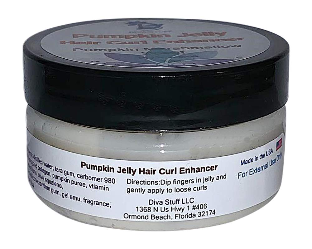 Pumpkin Jelly Curl Enhancer Styling Gel, For Curly and Wavy Hair