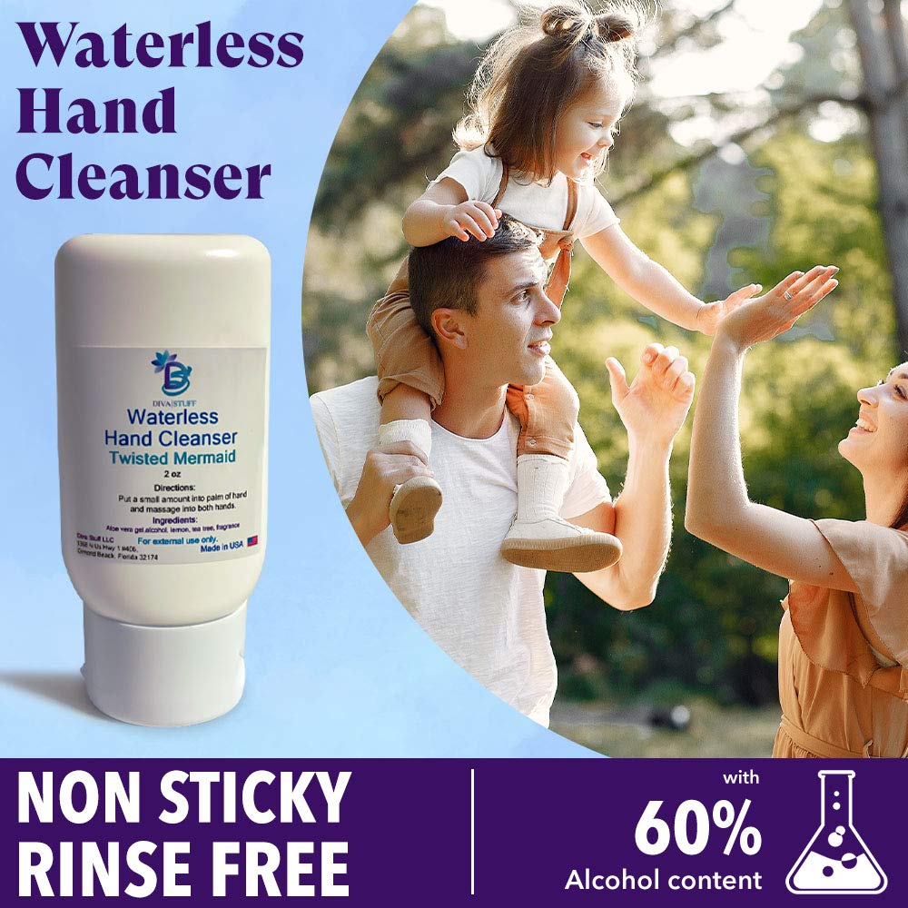 Waterless (No Water Needed for Rinsing) Hand Cleanser (Twisted Mermaid)