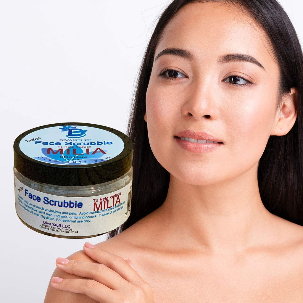 Milia Face Scrubbies,Helps Dissolve and Reduce Milia, With Salicylic Acid, Niacin, Retinol, Pumice and More