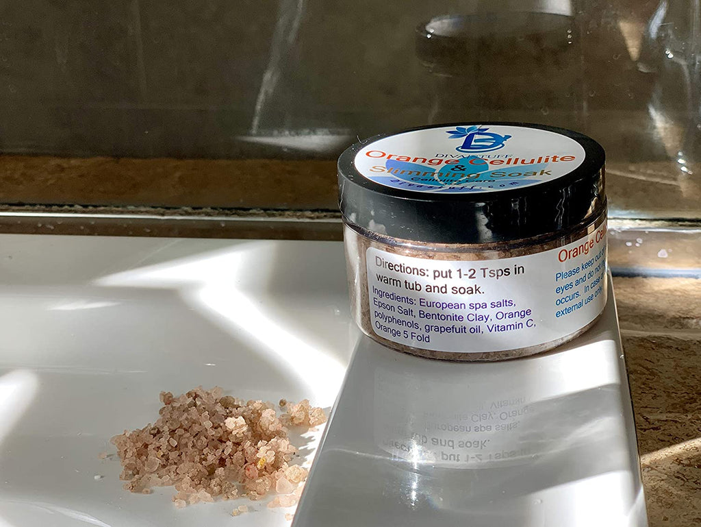 Cellulite and Slimming Salt Bath Soak With Orange Polyphenols