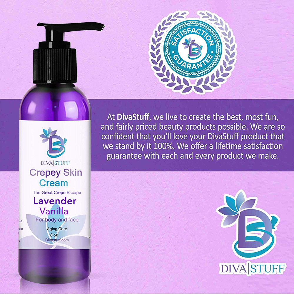 Crepey Skin Body & Face Cream - Lavender Vanilla