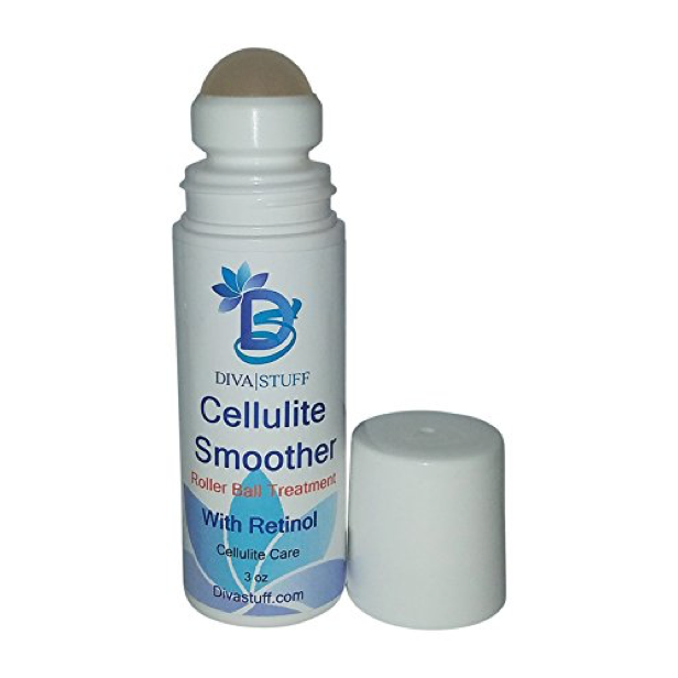 Cellulite Smoother, Roller Ball Treatment For Cellulite With Retinol, Caffeine, Witch Hazel, Grapefruit, Juniper Berry and More
