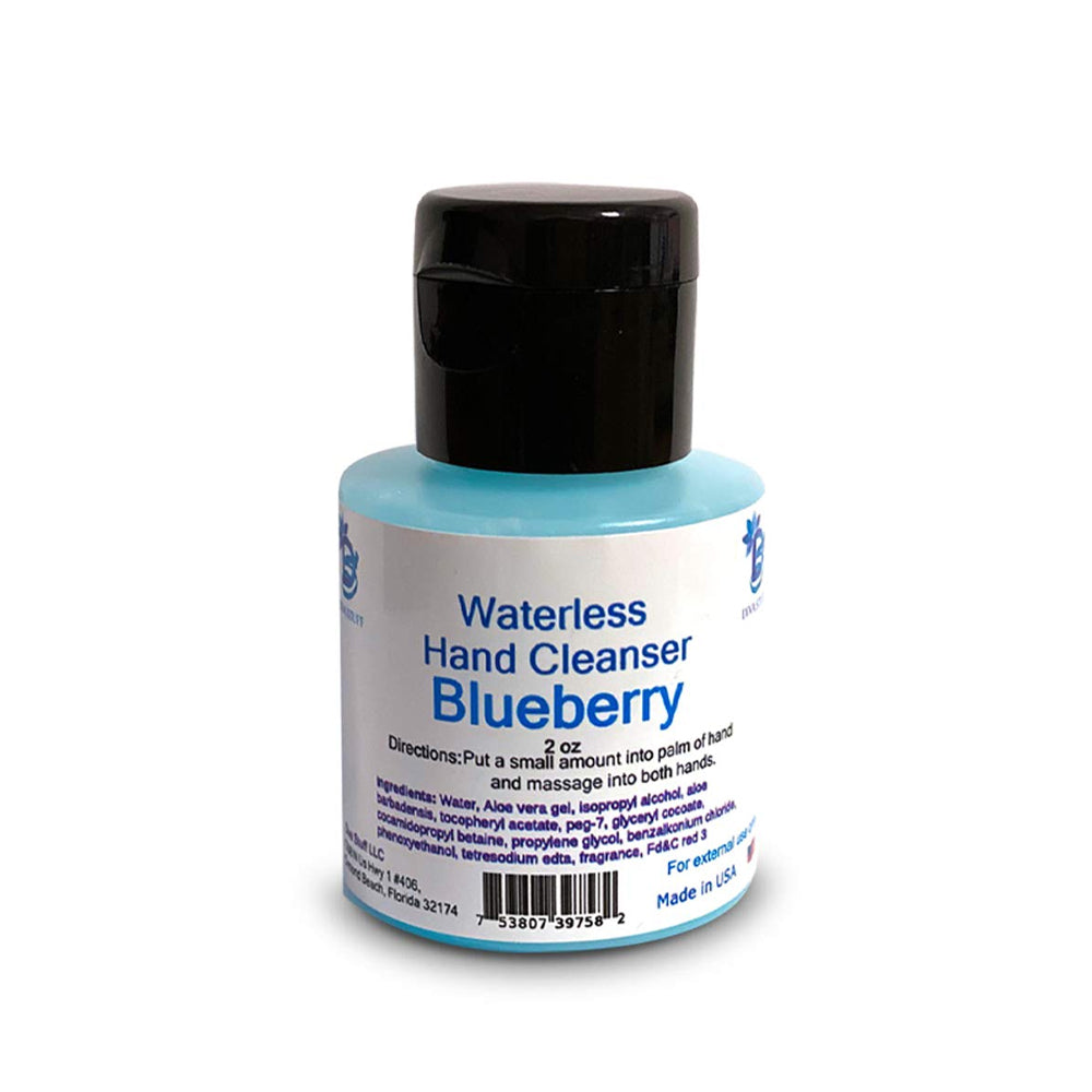 Waterless (No Water Needed for Rinsing) Hand Cleanser (Blueberry)
