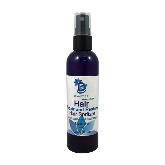 Hair Repair and Restore Spritzer, Lemongrass and Kiwi Scent with Keratin, 4oz