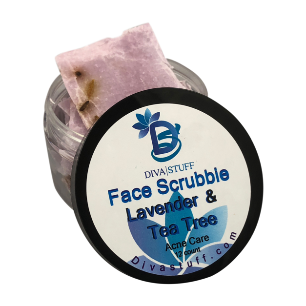 tea tree and lavender for acne Lavender & Tea Tree Oil Face Scrubbies, Single Use Face Wash Cloths