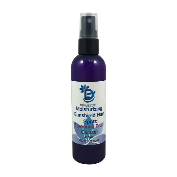 Moisturizing Sunshield Hair Spritz with Silk Amino Acids, Coconut Water and more, Flowering Fruit Cocktail Scent