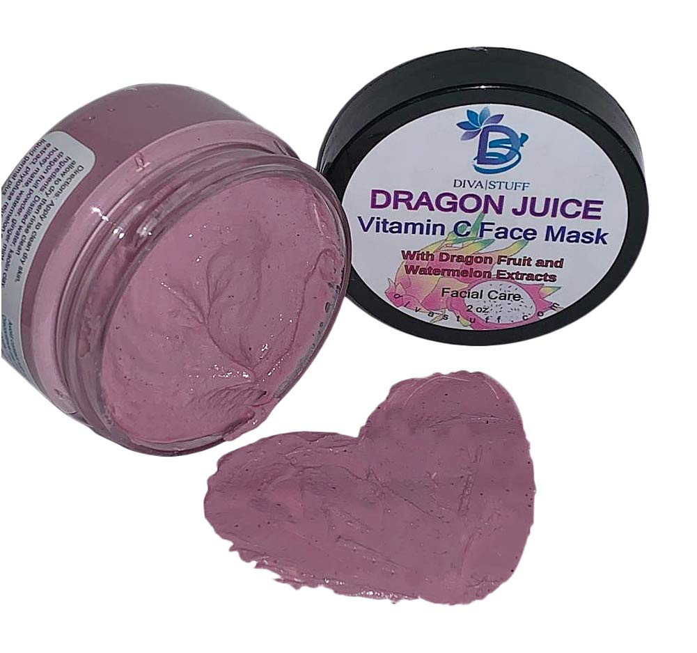 Dragon Juice Vitamin C Face Mask, With Dragon Fruit, Watermelon Extract and Ginger Mint