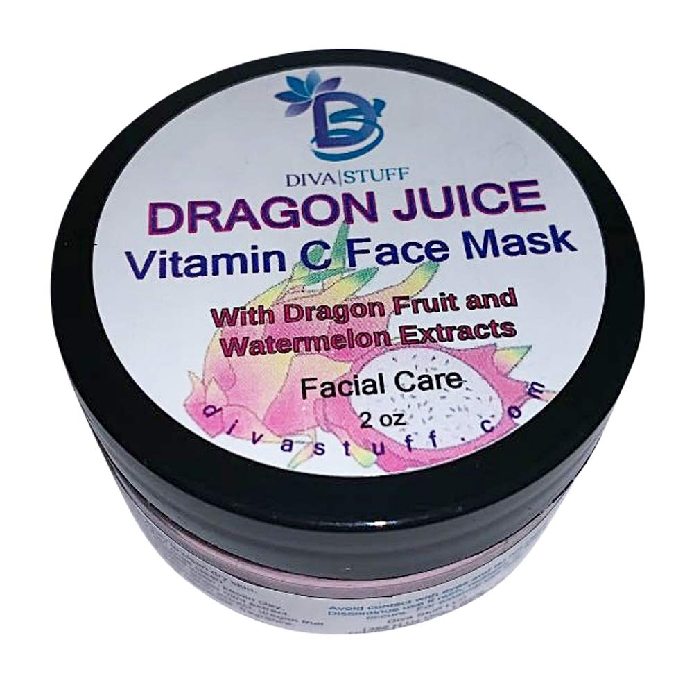 Dragon Juice Vitamin C Face Mask, With Dragon Fruit, Watermelon Extract and Ginger Mint