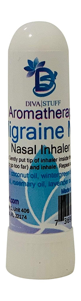 Migraine Mix - Head Tension Essential Oil Blend Nasal Inhaler, Diva Stuff