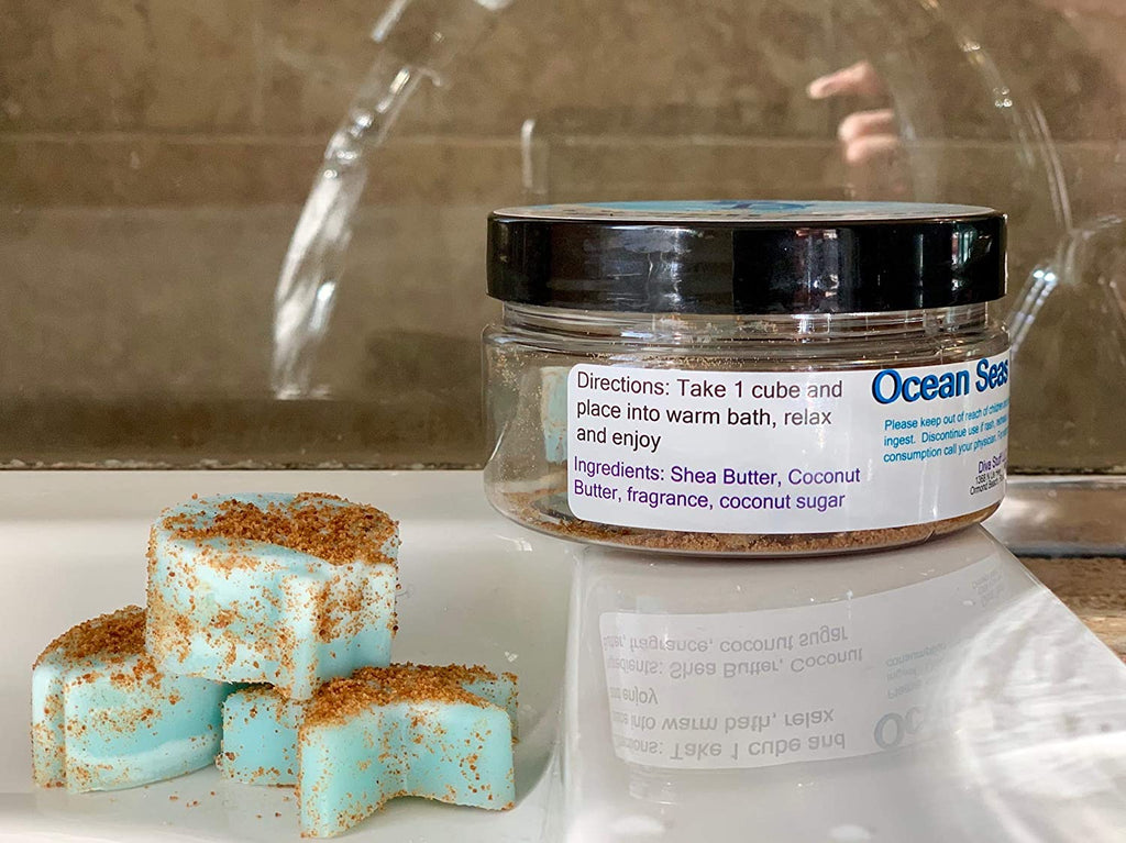 Ocean Seas Slow Melt Bath Melts With Cocoa Butter and Shea Butter, Diva Stuff