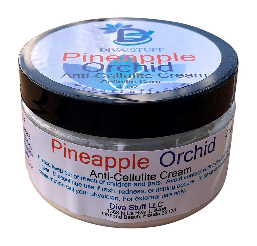 Pineapple Orchid Anti Cellulite Cream With Caffeine, By Diva Stuff 4oz.