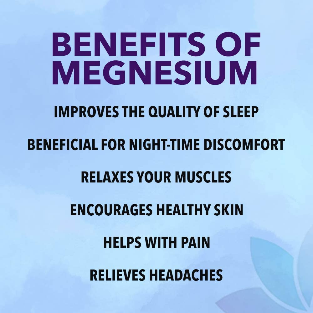 Magnesium Sleep Spray for Hair, Joint Pain, Leg Spasms, and Body Aches (2 Ounce, Sleepy Lavender)
