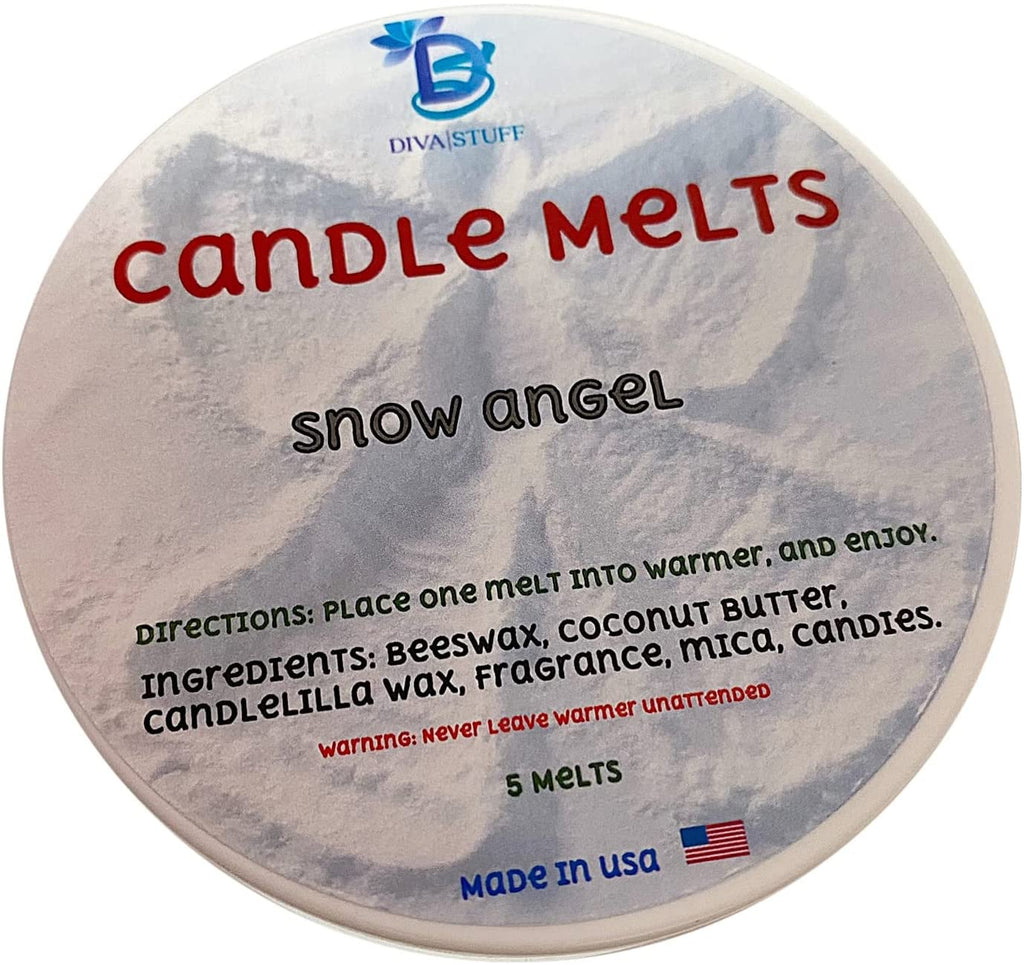 Snow Angel Scented Wax Tarts/Melts with Mini Marshmallows, Fun, Smells Great , by Diva Stuff