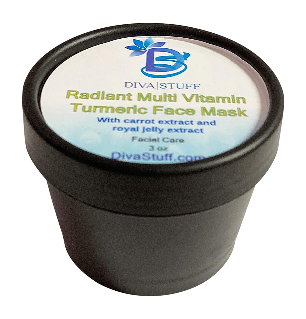 Radiant Multi Vitamin Turmeric Facial Glow Treatment, 3oz, Diva Stuff
